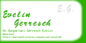 evelin gerresch business card